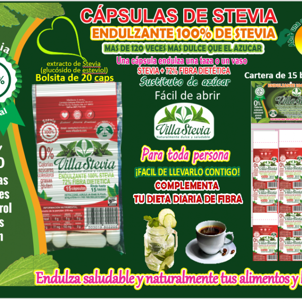 Extracto de stevia con fibra en Polvo
