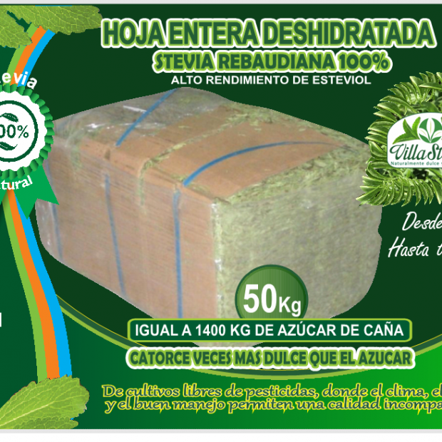 Hoja Entera deshidratada