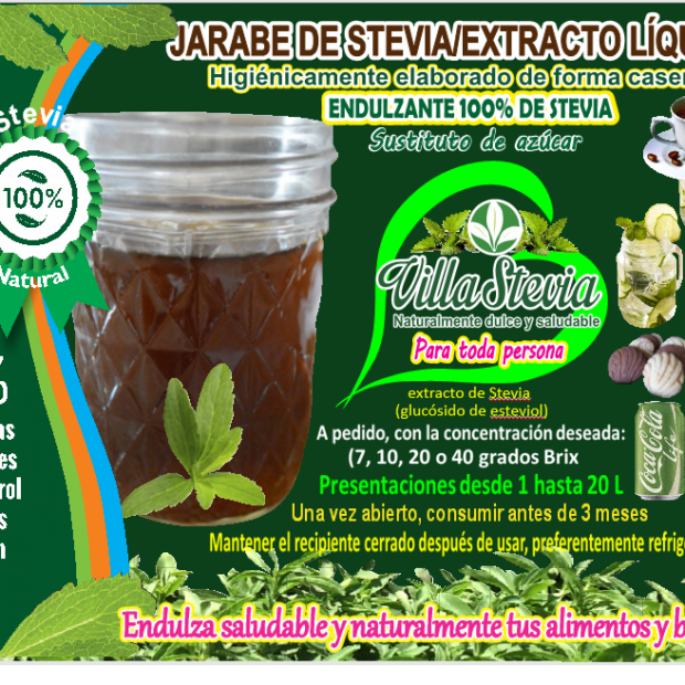 Jarabe de Stevia