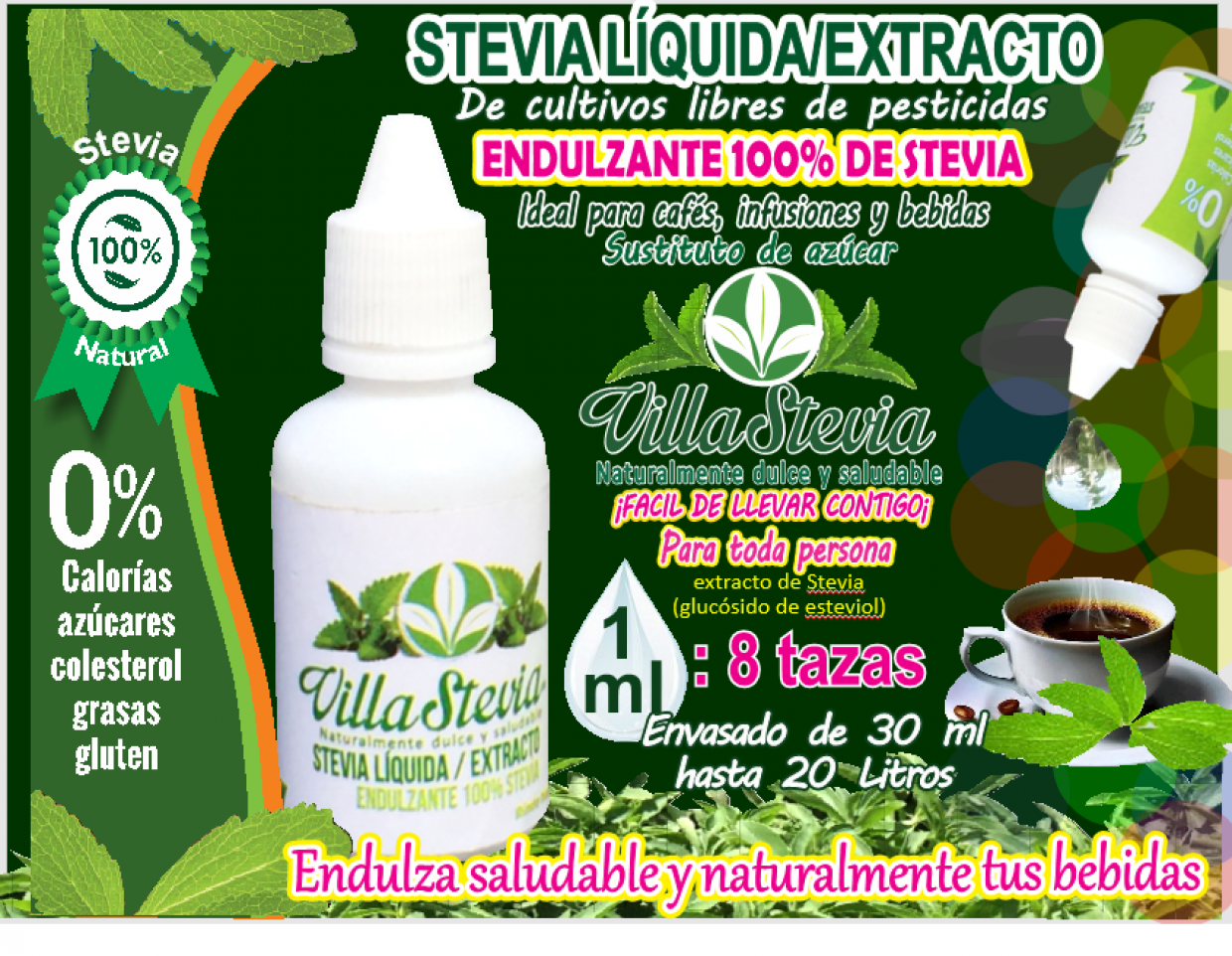 Gotero Extracto Líquido